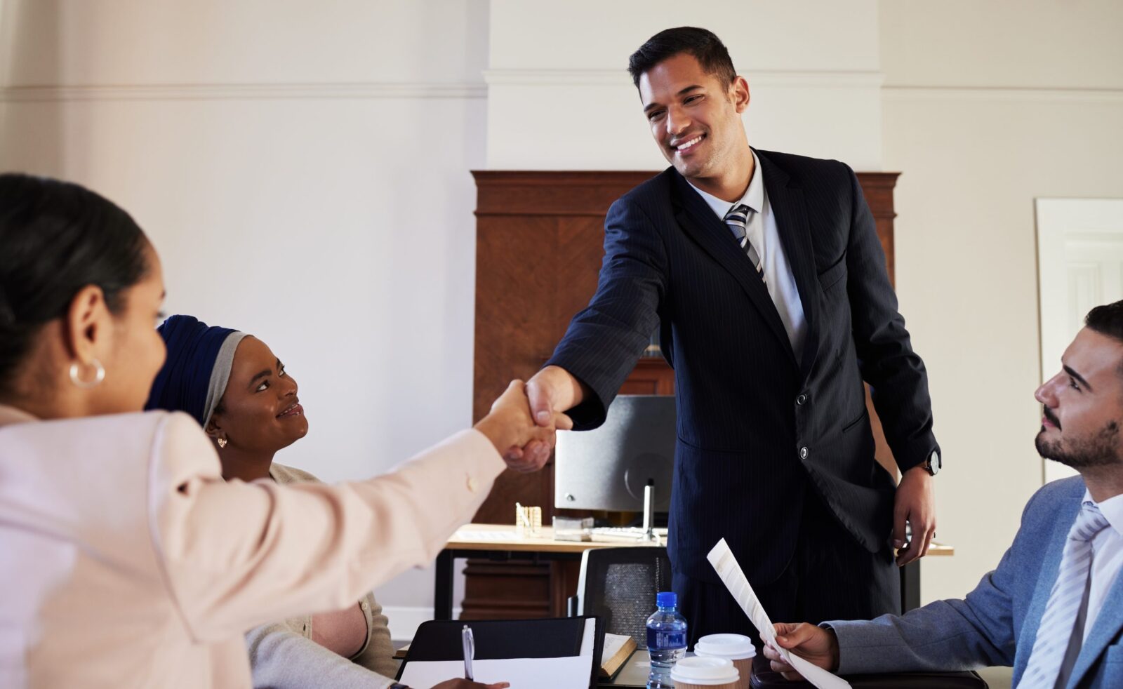 A solicitor amending a divorce settlement with a client