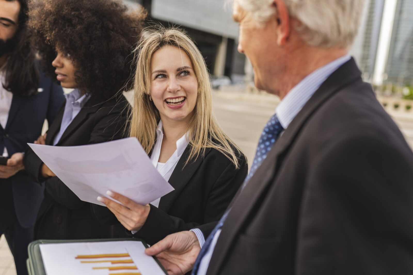 Two solicitors discussing Joint venture and partnership agreements