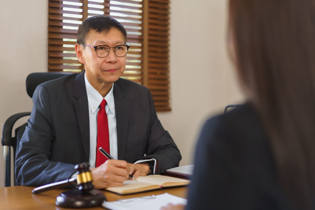 A solicitor explaining civil partnership dissolution