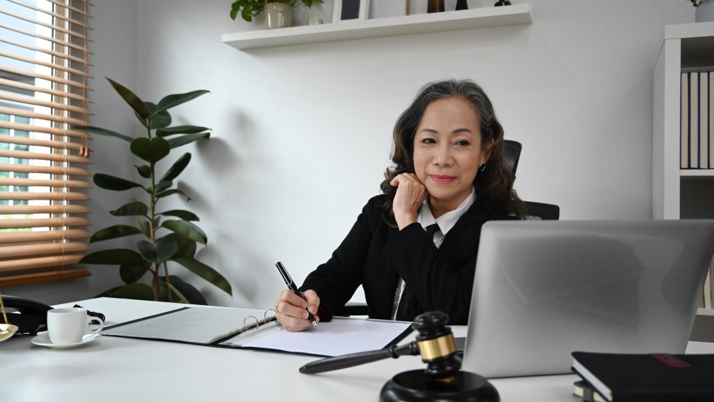 A solicitor examining financial orders